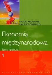 Okładka: Ekonomia międzynarodowa Teoria i polityka t.1
