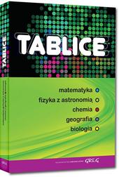 Okładka: Tablice matematyka fizyka z astronomią chemia geografia biologia