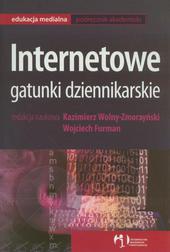 Okładka: Internetowe gatunki dziennikarskie