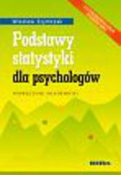 Okładka: Podstawy statystyki dla psychologów