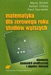 Okładka: Matematyka dla zerowego roku studiów wyższych