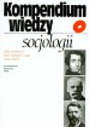 Okładka: Kompendium wiedzy o socjologii